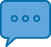 Comment Dots Vector Icon Design