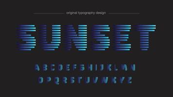 blue neon lines text vector