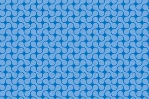 Blue Abstract geometric Shape Background. Infinity shape Seamless pattern vector illustration