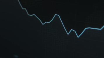 bedrijf kaars stok diagram tabel van voorraad markt investering handel. bullish punt. neiging van diagram abstract stier markt ontwerp. de concept van cryptogeld en bitcoin video