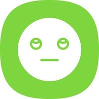 Meh Rolling Eyes Vector Icon Design