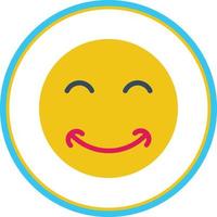 Grin Beam Vector Icon Design