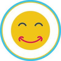 Grin Beam Vector Icon Design