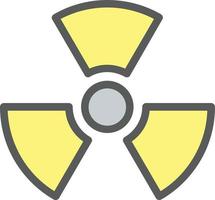 Radiation Vector Icon Design