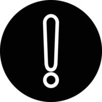 Exclamation Circle Vector Icon Design