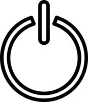 Power Off Vector Icon Design