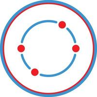 Dot Circle Vector Icon Design