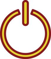 Power Off Vector Icon Design