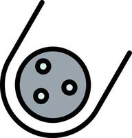 Meteor Vector Icon Design