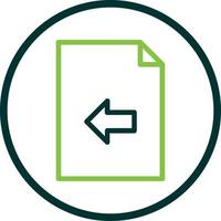 File Import Vector Icon Design