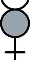 Mercury Vector Icon Design