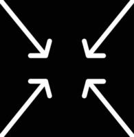 Compress Arrows Alt Vector Icon Design