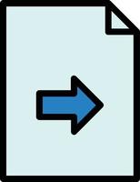 File Export Vector Icon Design