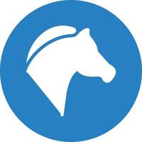 Horse Head Vector Icon Design