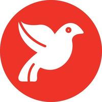Dove Vector Icon Design