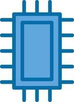 diseño de icono de vector de microchip