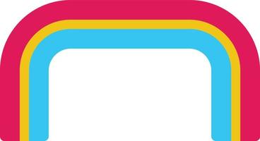 Rainbow Vector Icon Design