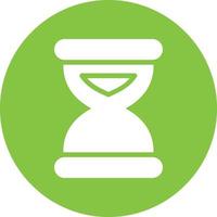 Hourglass Start Vector Icon Design