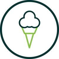 diseño de icono de vector de helado