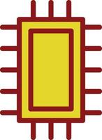 Microchip Vector Icon Design