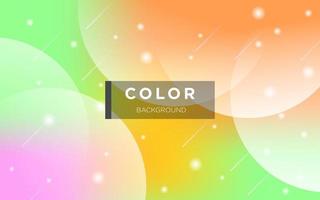 abstract colorful blurry with circle light and dots decoration background. eps10 vector