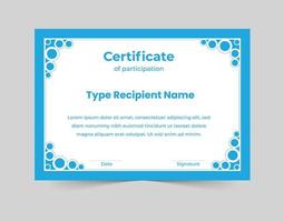 Certificate, Certificate of Appreciation template, certificate of achievement, awards diploma template vector