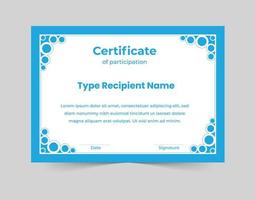 Certificate, Certificate of Appreciation template, certificate of achievement, awards diploma template vector