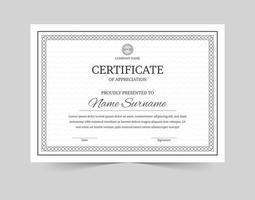 Certificate, Certificate of Appreciation template, certificate of achievement, awards diploma template vector