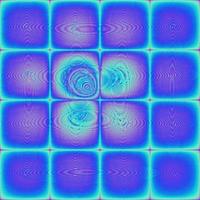 azulejo de patrón abstracto simétrico azul rosa transparente de cuadrados, textura, diseño foto