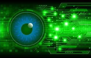 Modern Technology Background with Eye vector