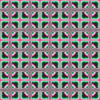 geometric seamless symmetrical red-green pattern, bright pattern on a light background, tile, texture, design photo
