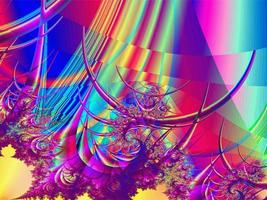 abstract bright multicolor linear pattern, color graphics, background, design photo