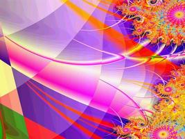 abstract bright multicolor linear pattern, color graphics, background, design photo