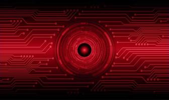 Modern Cybersecurity Technology Background with eye vector