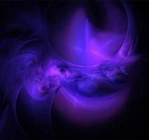 bright abstract background of glowing weaves of blue lines on a dark background, design, illustration photo