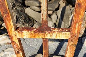 Old and rusty iron. photo