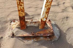 Old and rusty iron. photo