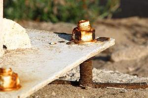 Old and rusty iron. photo