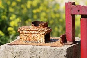 Old and rusty iron. photo