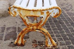 Old and rusty iron. photo