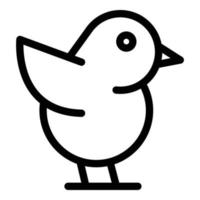 Cute sparrow icon outline vector. Animal bird vector