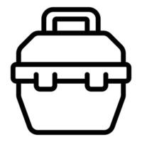 Creative toolbox icon outline vector. Tool box vector