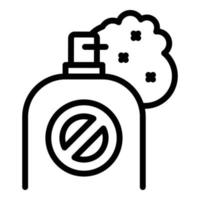 Insect spray icon outline vector. Anti pest vector