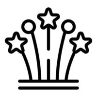 Delight effect icon outline vector. Happy person vector