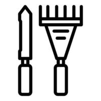 Candle making line icon outline vector. Craft class vector