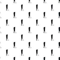 High boots pattern, simple style vector