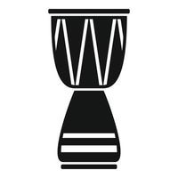 Band drum icon simple vector. Snare roll vector