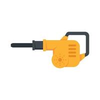 Gasoline leaf pump icon flat isolated vector