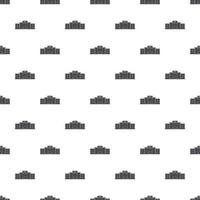 Airport building pattern, simple style vector