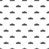 Airport building pattern, simple style vector